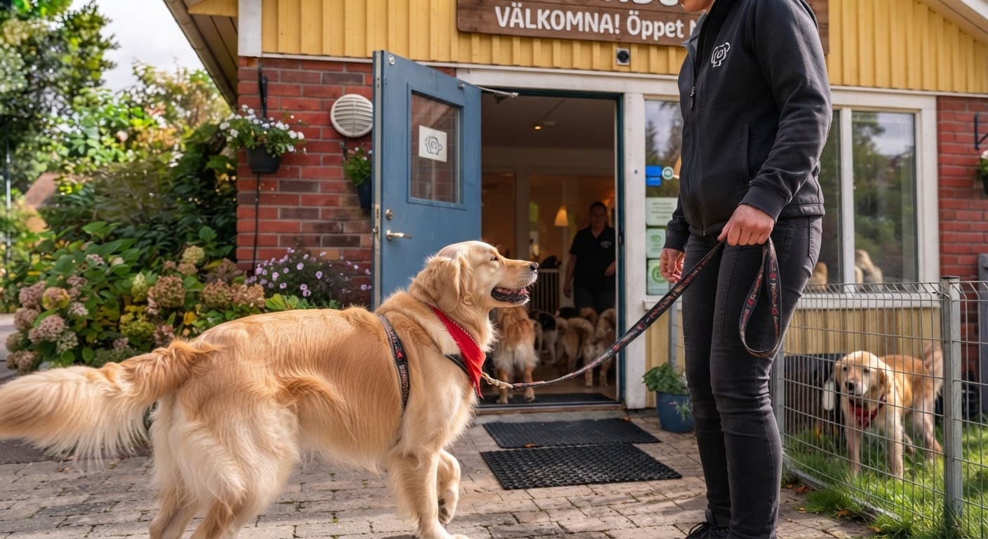 Att lämna en hund på dagis 🫶
